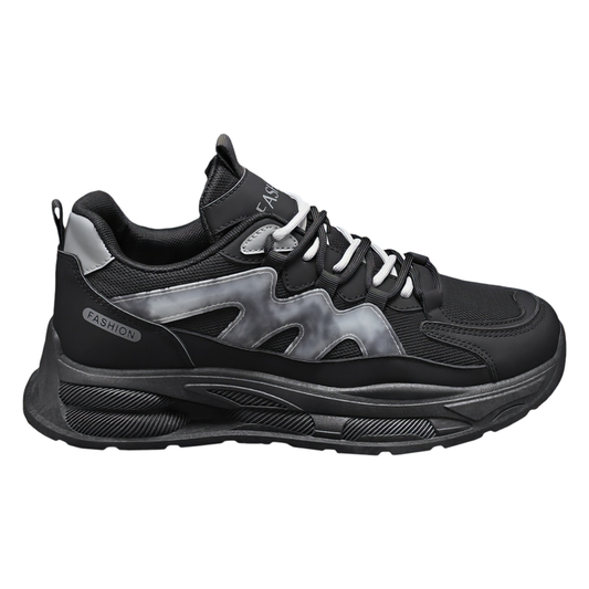 Fashion Warrior Chunky Black Sneakers Fashionwheel