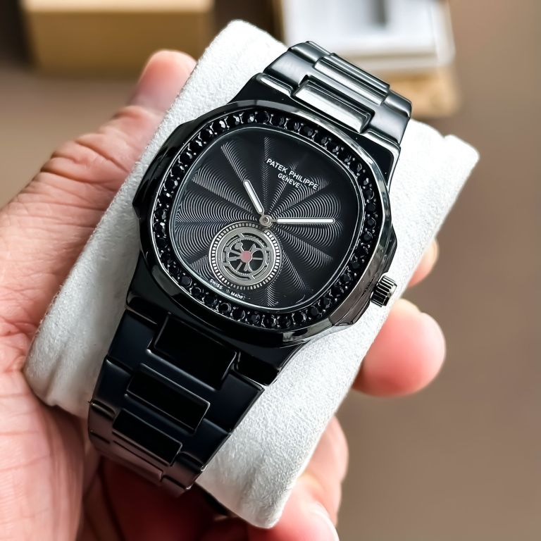 Patek Phillipe Nautilus Full Black Watch Fashionwheel