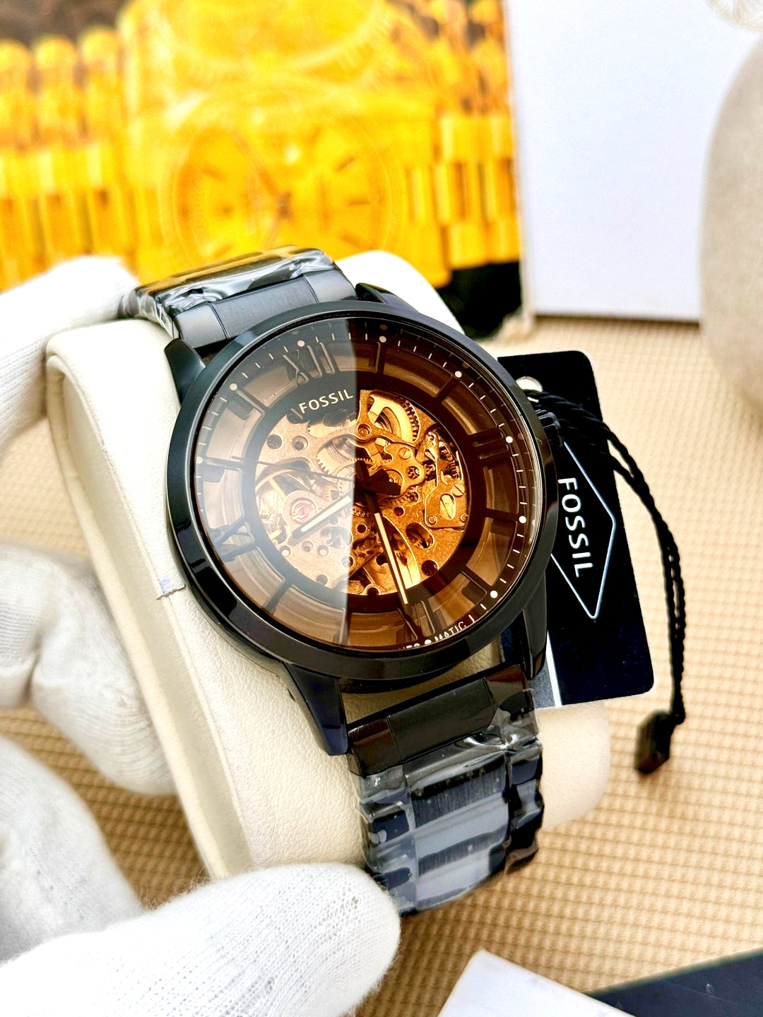 Fossil Automatic Townsman Stainless Steel Watch Fashionwheel