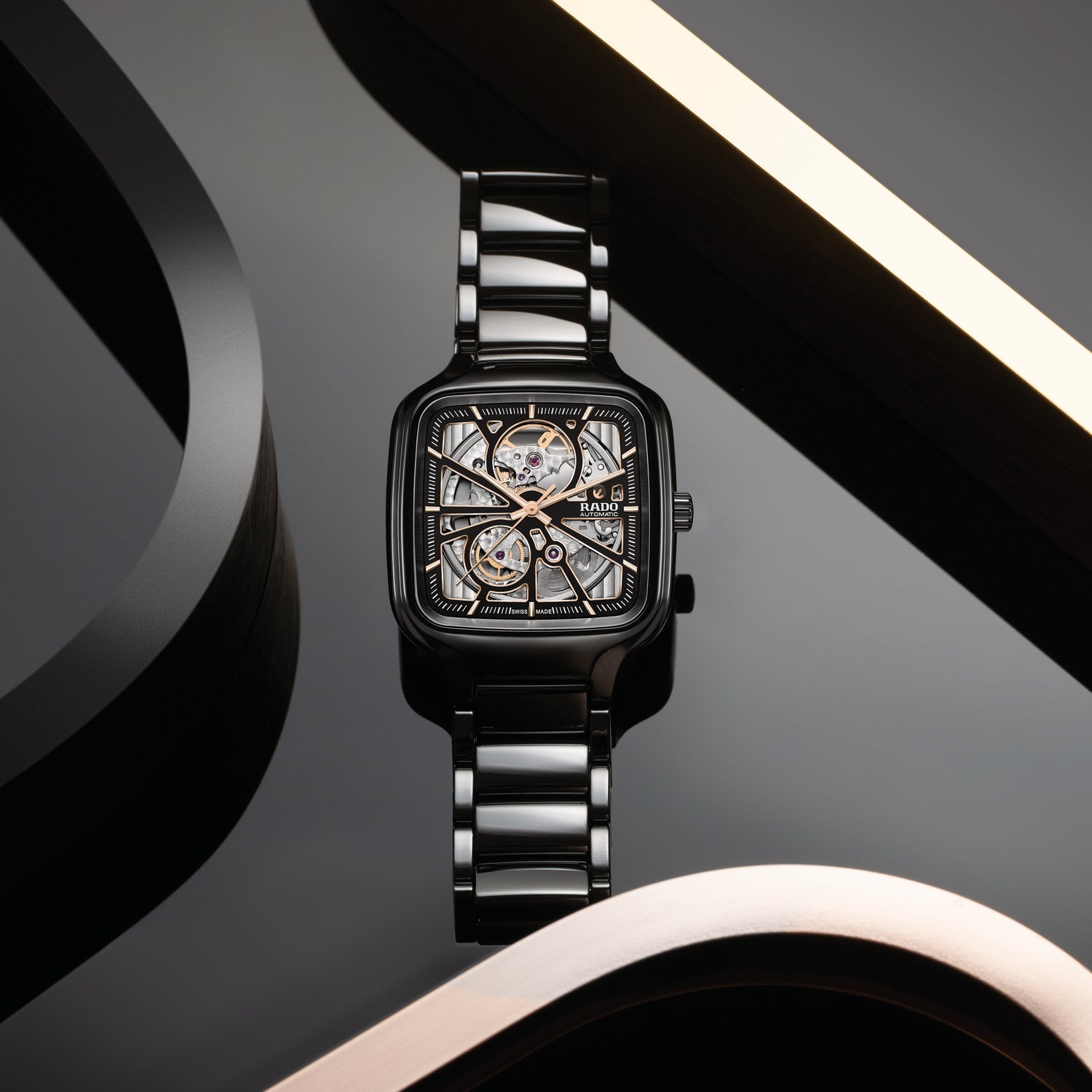 Rado Square Automatic Classic Ceramic Fashionwheel