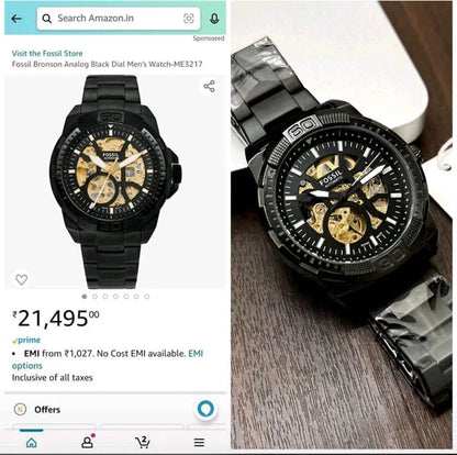 Fossil Bronson Automatc Watch Fashionwheel