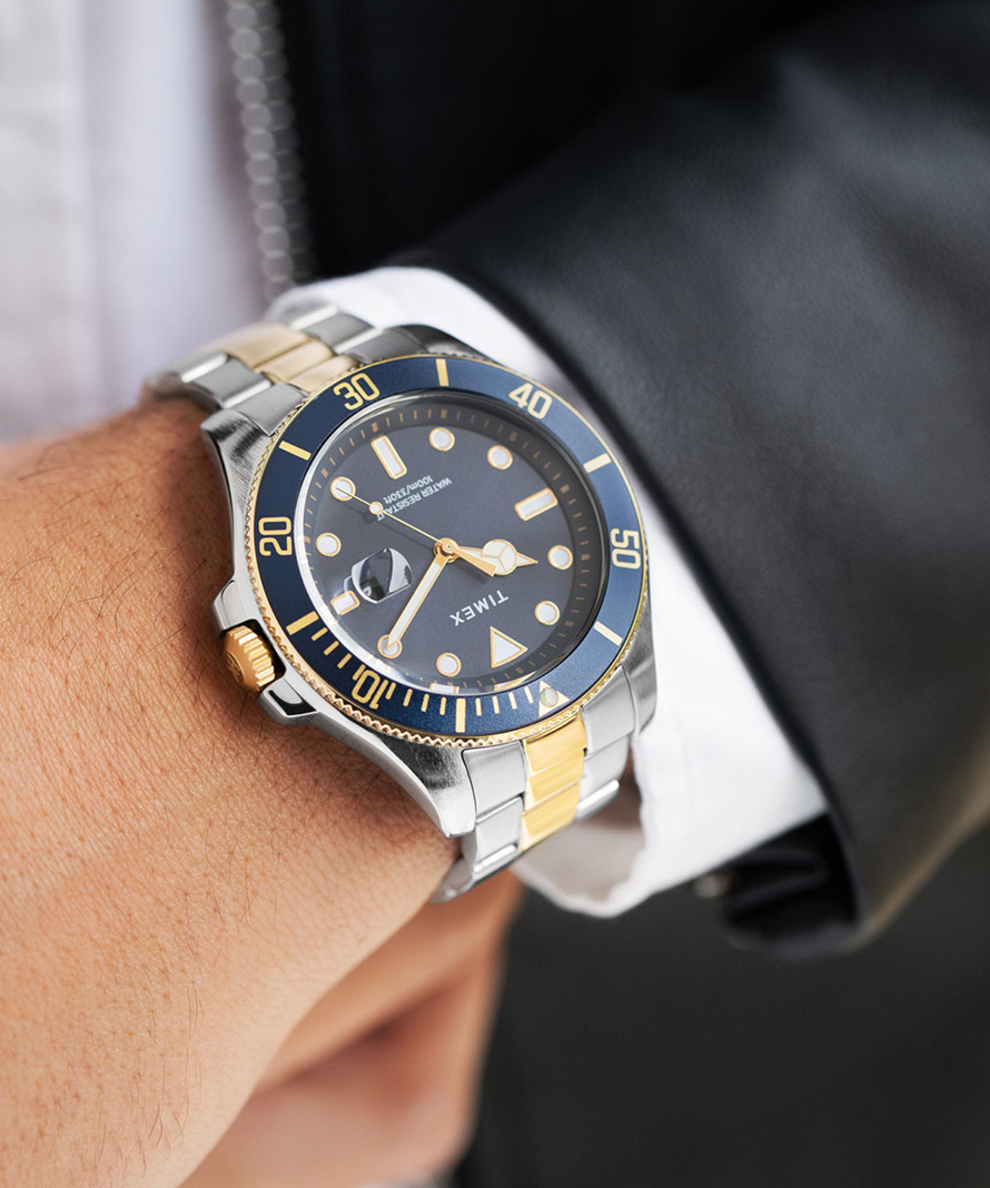 Navi XL Automatic 41mm Stainless Steel Bracelet Watch Fashionwheel