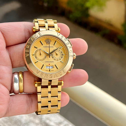 Versace Aion Chronograph Golden Fashionwheel