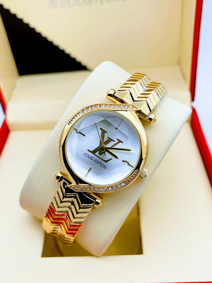 Louis Vuitton Stone Studded Women Watch Fashionwheel