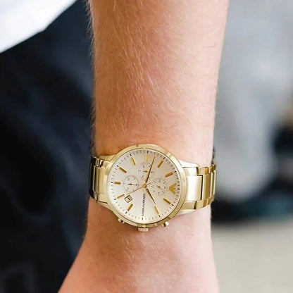 Emporio Armani Pale Gold Watch Fashionwheel