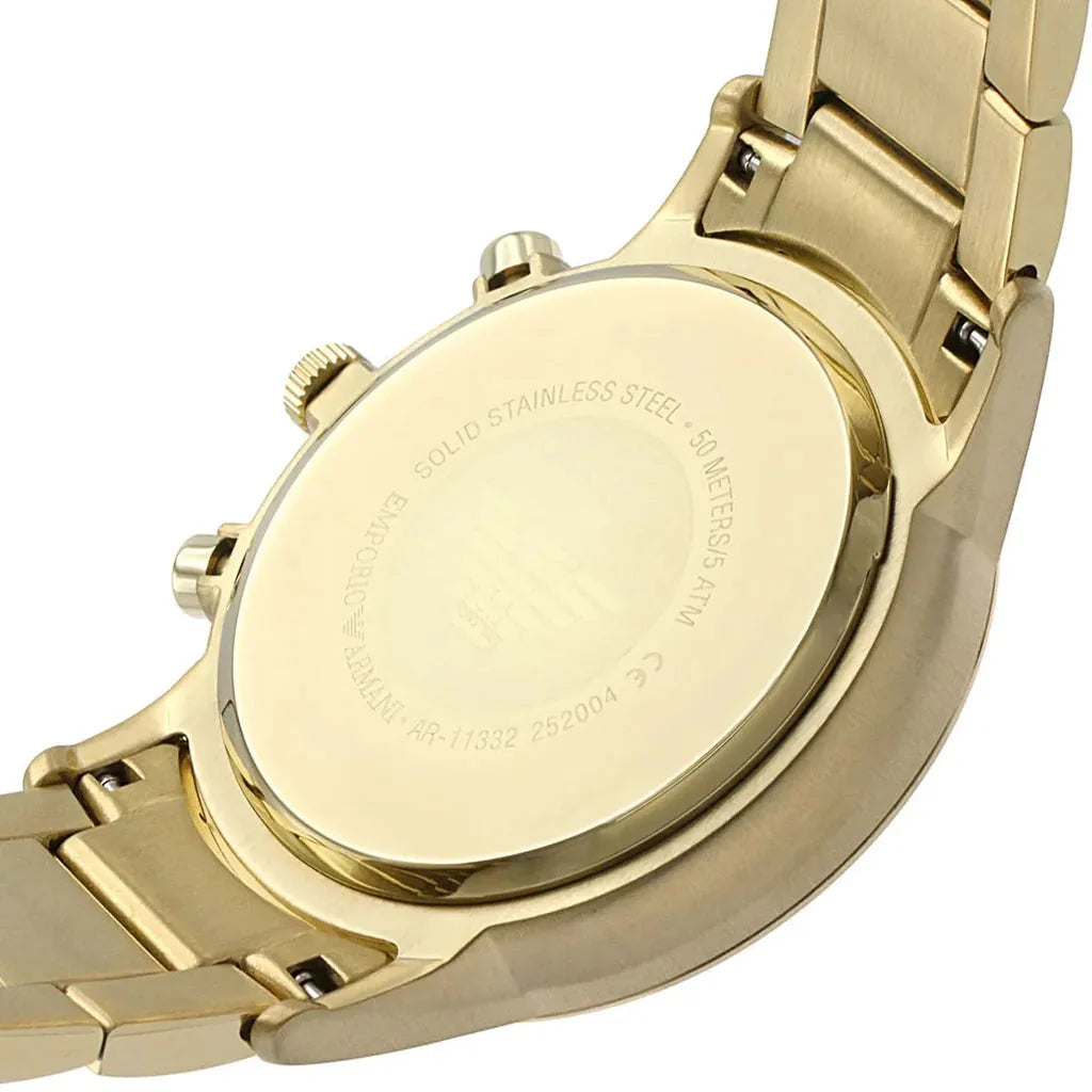 Emporio Armani Pale Gold Watch Fashionwheel