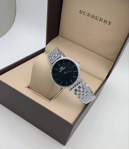 Daniel Wellington 5-Link Silver Strap Women Watch Fashionwheel