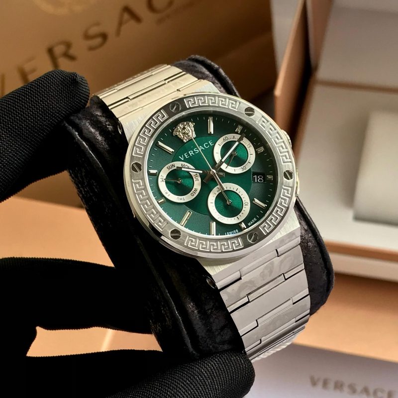 VERSACE Green Dial Quartz Watch Fashionwheel
