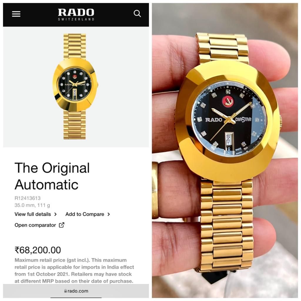 Rado DiaStar Automatc Unisex Watch Fashionwheel