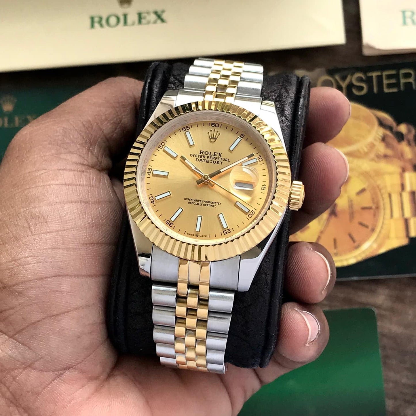 Rolex DATEJUST Unisex Watch Fashionwheel