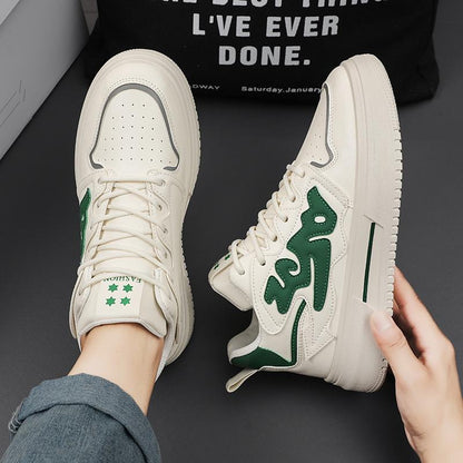 Fashion British Style Green Chunky Unisex Shoes Fashionwheel
