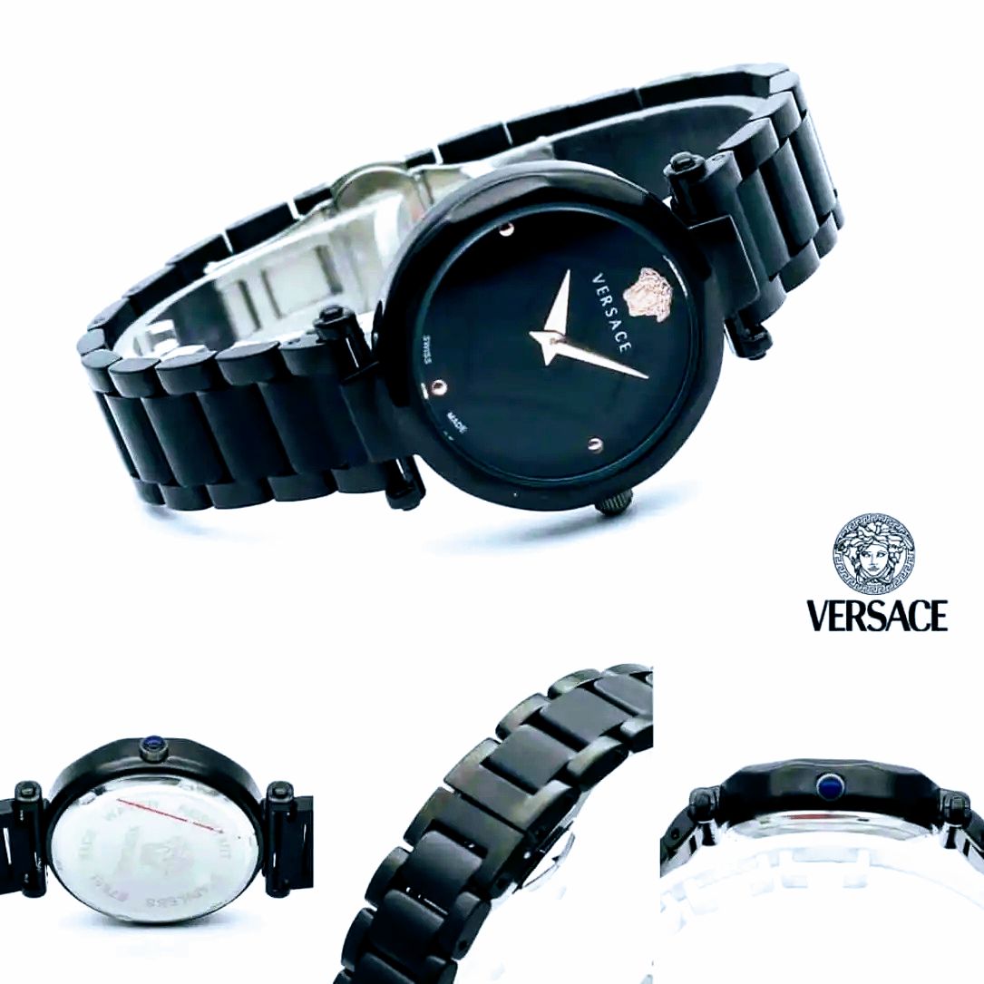 Versace Crystal Stainless Steel Classic Women Watch Fashionwheel