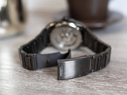 Fossil Everett Automatic Skeleton Watch Fashionwheel