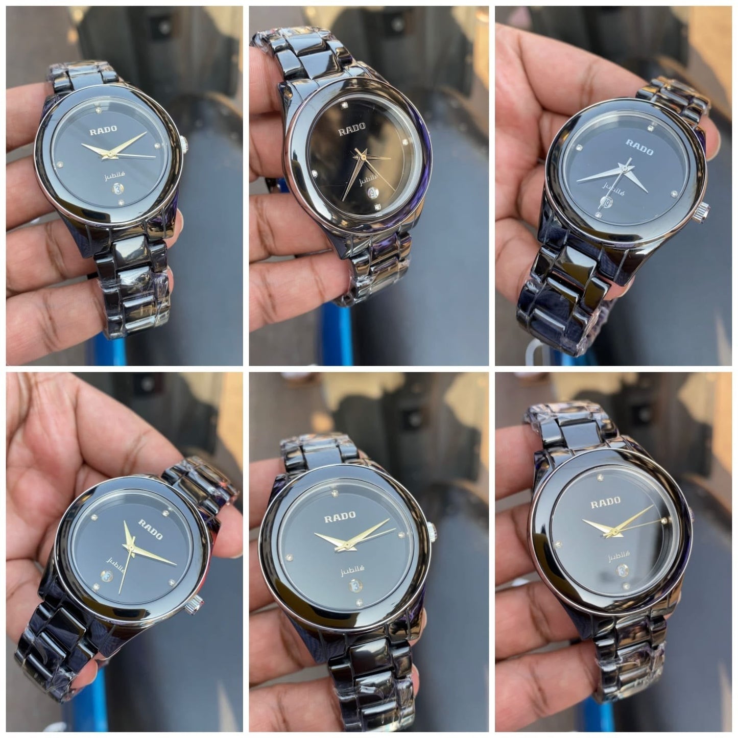 Rado Centrix Ceramic Black Tone Unisex Watch Fashionwheel