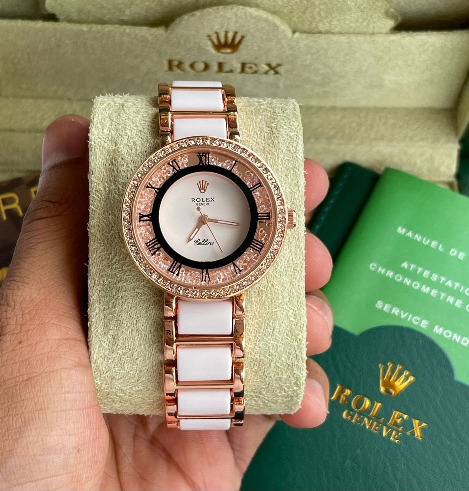 Rolex Zoom Quartz Women Watch Fashionwheel