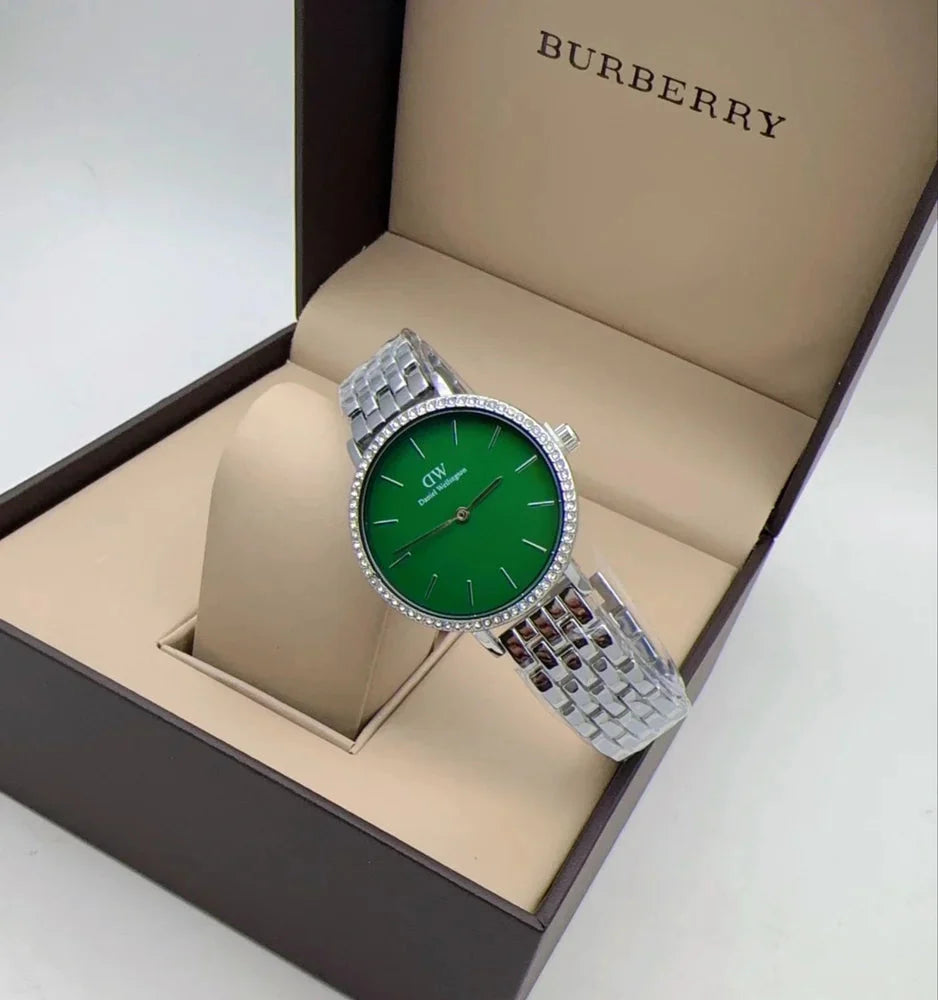 Daniel Wellington 5-Link Silver Strap Women Watch Fashionwheel