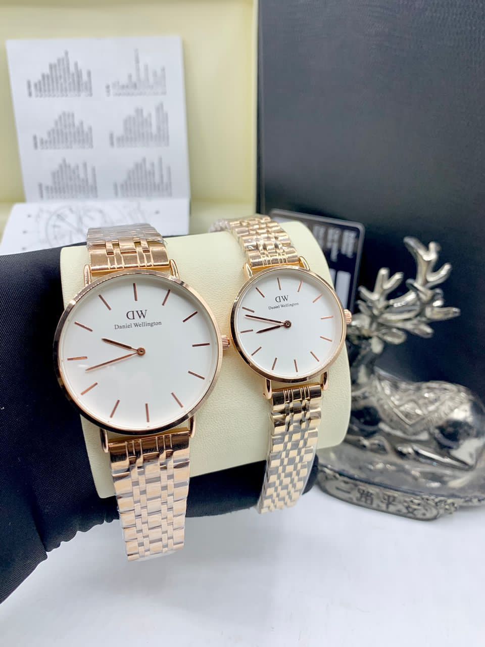 Daniel Wellington 5-Links Golden Strap Women Watch Fashionwheel